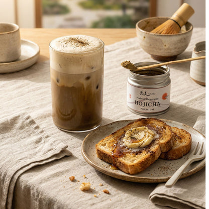 Thé hojicha en poudre