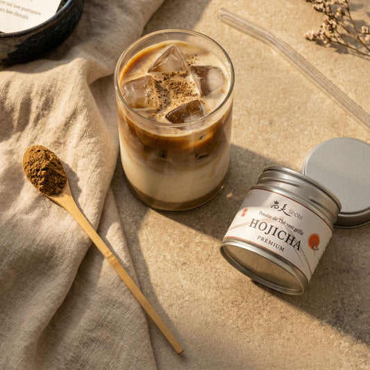 Thé hojicha en poudre