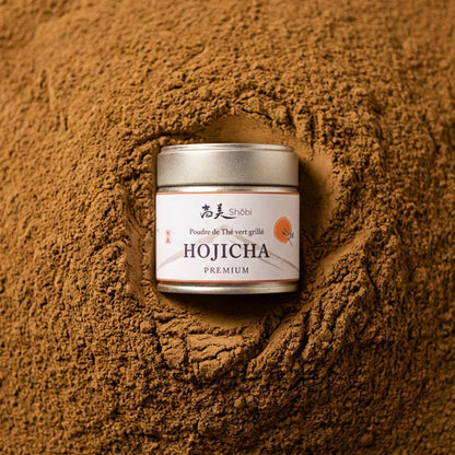 Thé hojicha en poudre