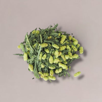 Genmaicha matcha japonais – Thé vert au riz grillé & matcha