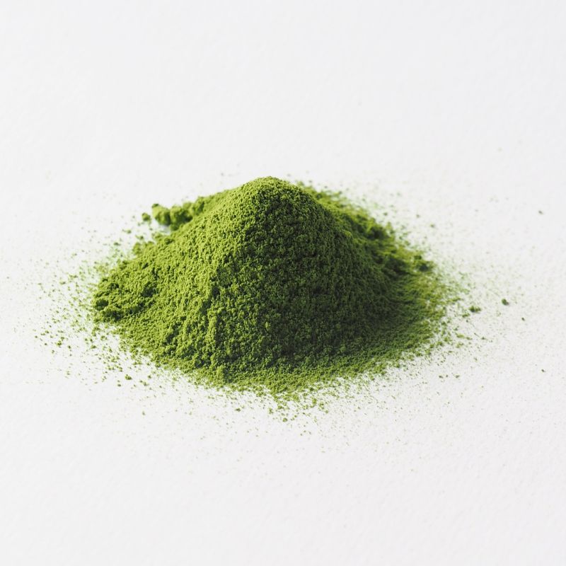 Poudre de matcha Kosui — texture fine et vert lumineux