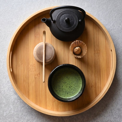 Thé Matcha Okumidori Premium de Kagoshima préparé dans un chawan