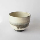 Set de Tasse à thé en céramique Shigaraki-yaki avec coupelle « Yuki »