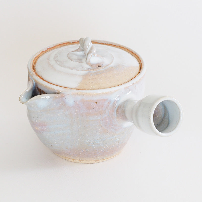 Théière japonaise kyusu Hagi-yaki de Senryuzan "Hinodé"