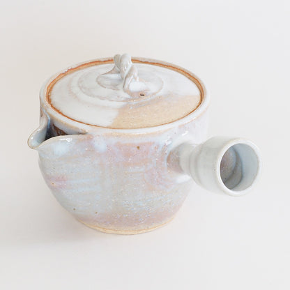 Théière japonaise kyusu Hagi-yaki de Senryuzan "Hinodé"