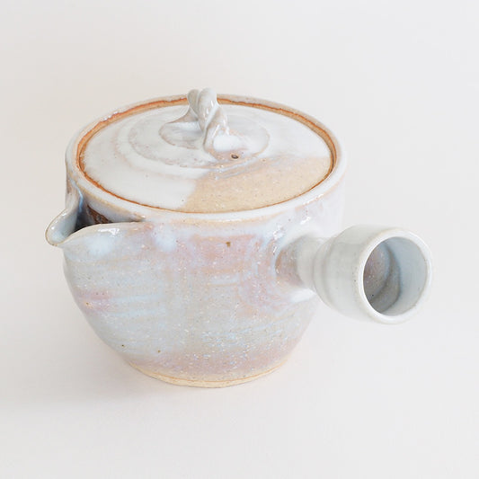 Théière japonaise kyusu Hagi-yaki de Senryuzan "Hinodé"