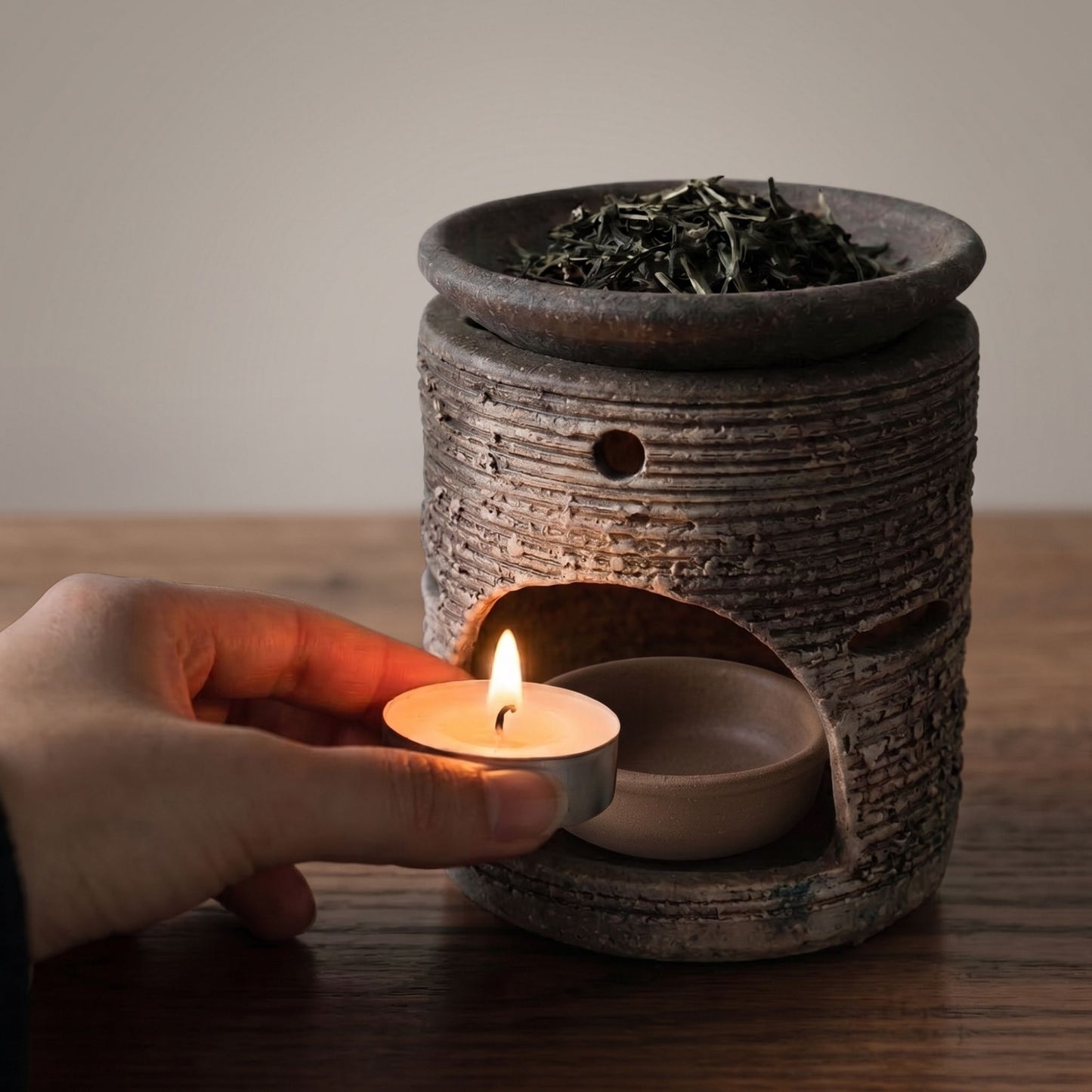 Brûle-parfum en céramique japonais – Chakouro de Tokoname