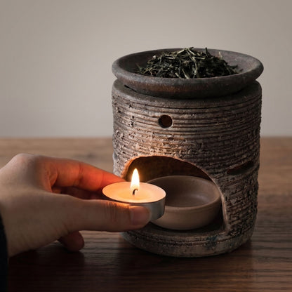 Brûle-parfum en céramique japonais – Chakouro de Tokoname