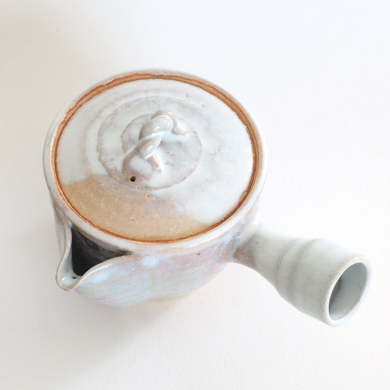 Théière japonaise kyusu Hagi-yaki de Senryuzan "Hinodé"