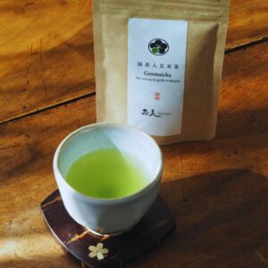 Thé au riz grillé - Genmaicha avec matcha