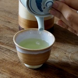 Préparation du thé Sencha