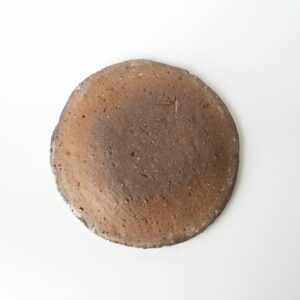 Plat à servir Φ19,5cm Kohiki Karatsu du four Jinenbo