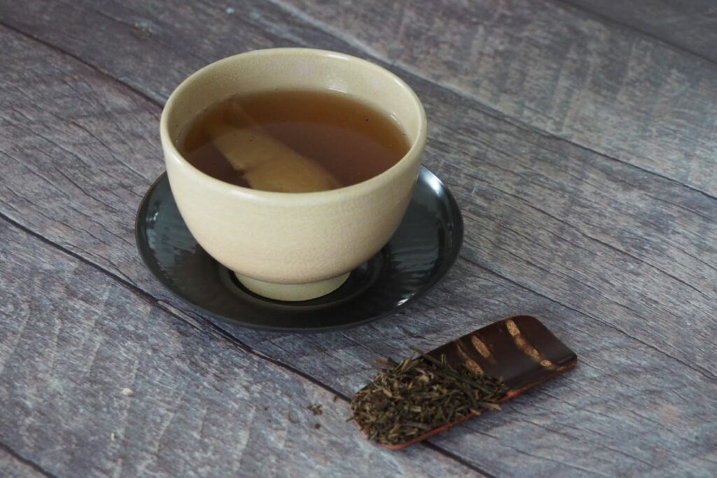 Hojicha à la pomme