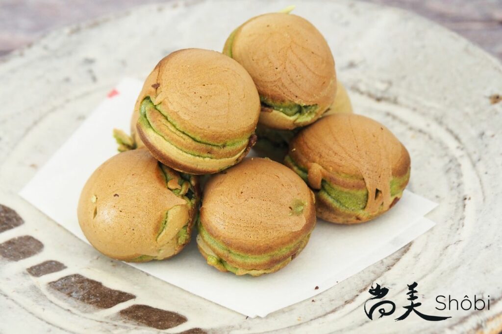 Mini Pancake au Matcha