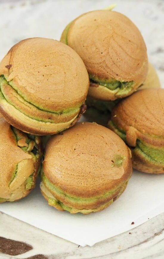 Mini Pancake au Matcha