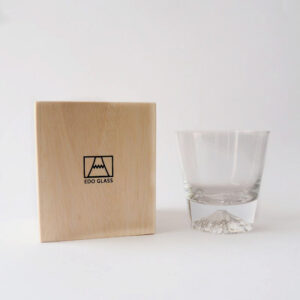 Tasse en verre de Edo verre Mont Fuji