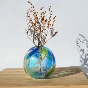 Vase verre soufflé artisanal