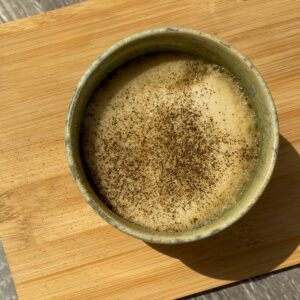 hojicha latte