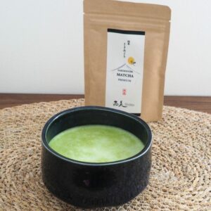 Matcha Sakimidori latte