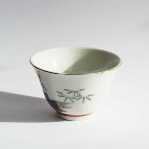 Tasse à thé kutani-yaki umé