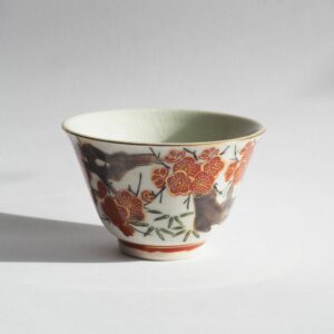 Tasse à thé kutani-yaki umé